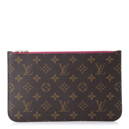 Louis Vuitton Monogram Neverfull MM GM Pochette Pivoine 1 of 10