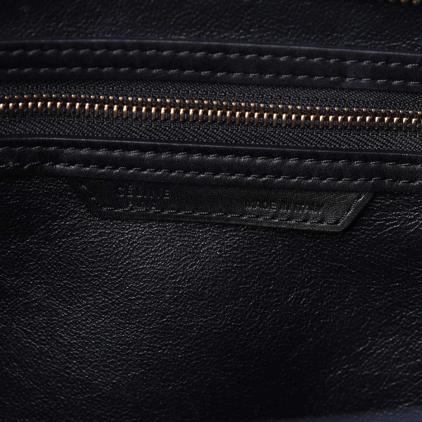 Satin Calfskin Suede Mini Tri-Color Luggage Almond