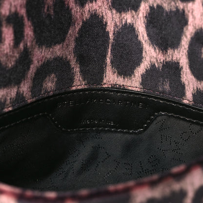 Stella McCartney Velvet Leopard Falabella Crossbody Pink Black 6 of 9