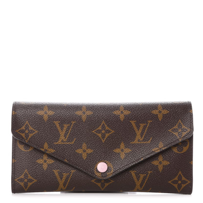 Louis Vuitton Monogram Josephine Wallet Rose Ballerine 1 of 9