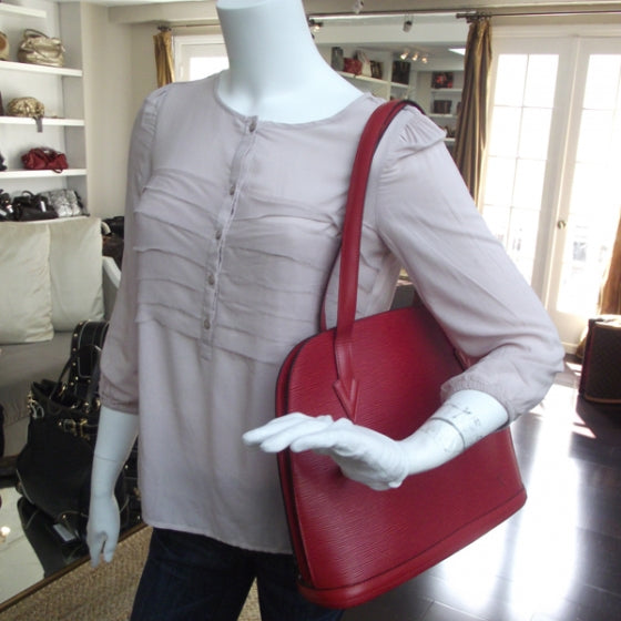 Louis Vuitton Epi Lussac Rouge 2 of 9