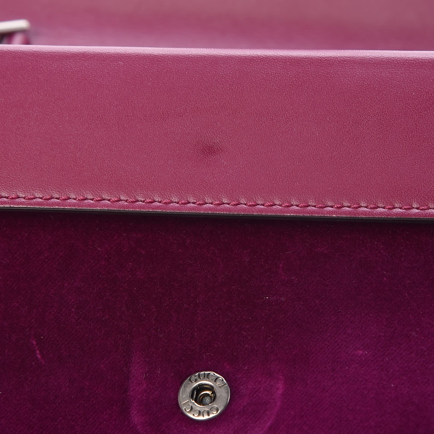 Velvet Super Mini Dionysus Shoulder Bag Fuchsia Violet Cyclamen