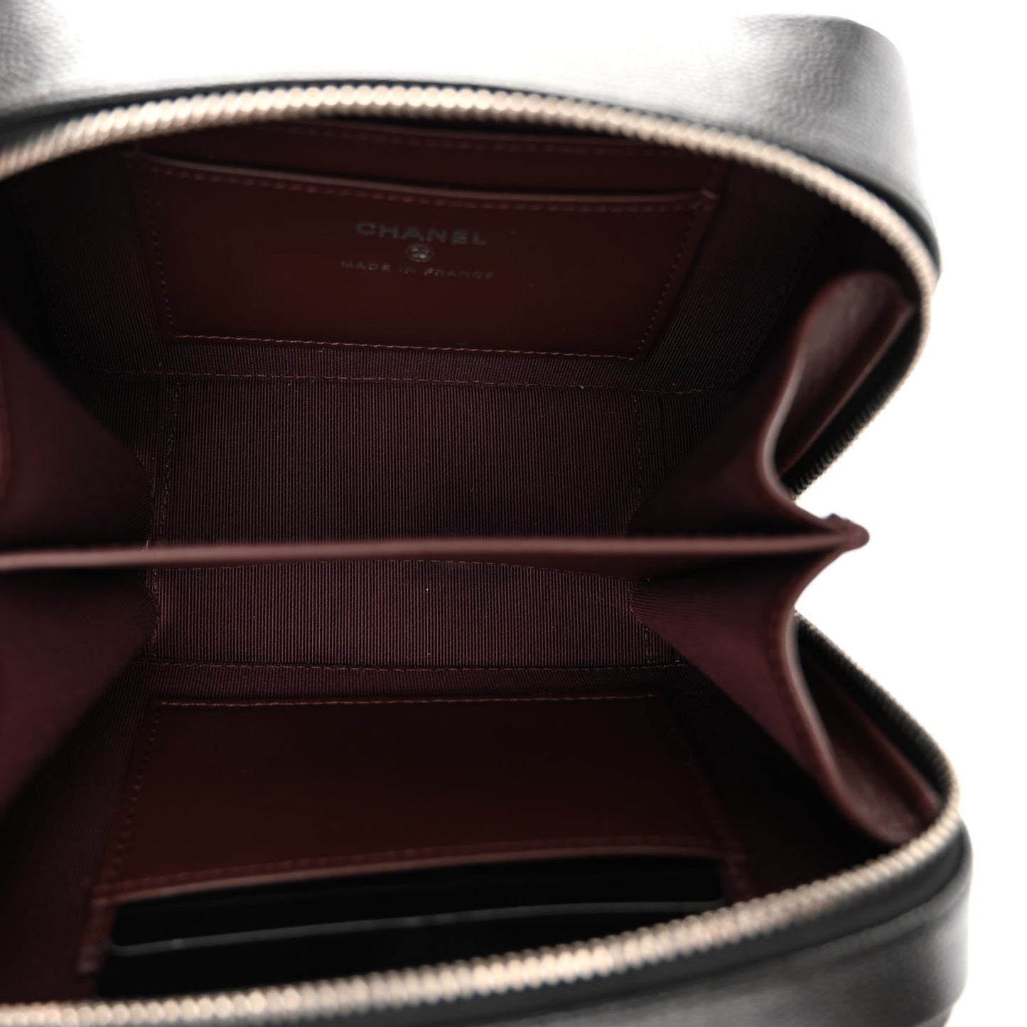 Caviar Quilted Camera Bag Black