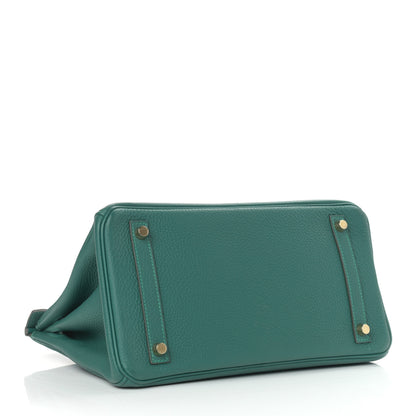 Hermes Togo Birkin 30 Malachite 4 of 14