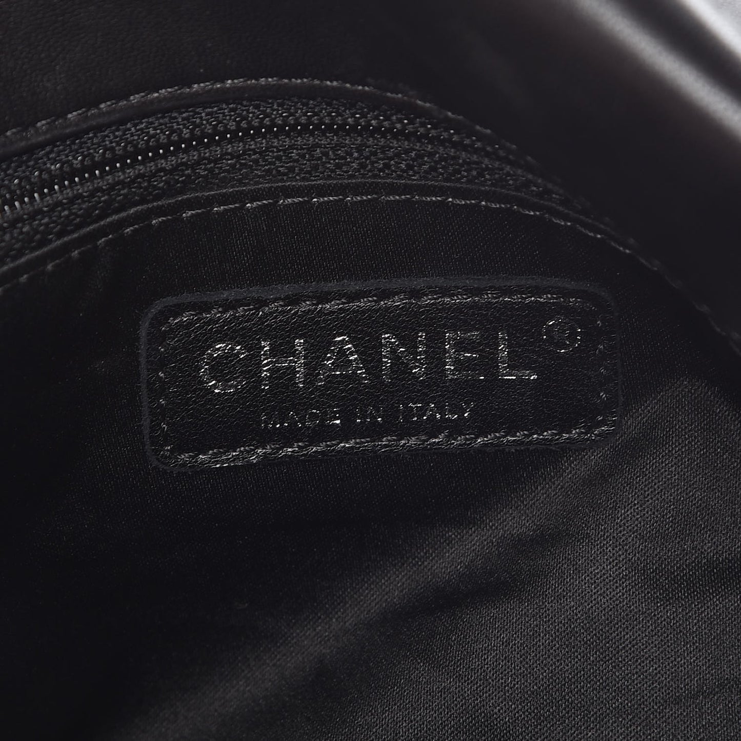 Lambskin Quilted 3 Large Flap Black