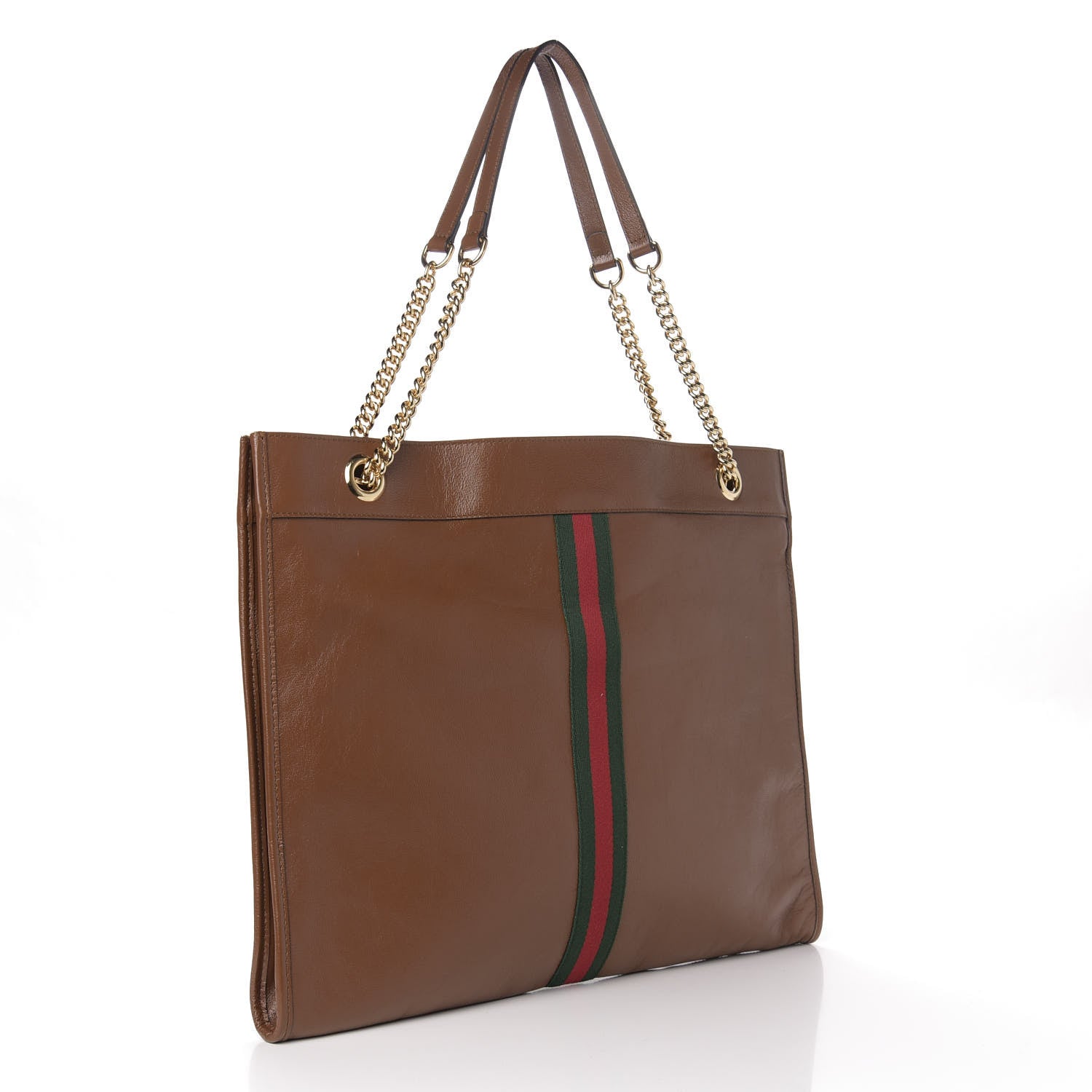 Gucci Calfskin Large Rajah Chain Tote Cuir 4 of 13