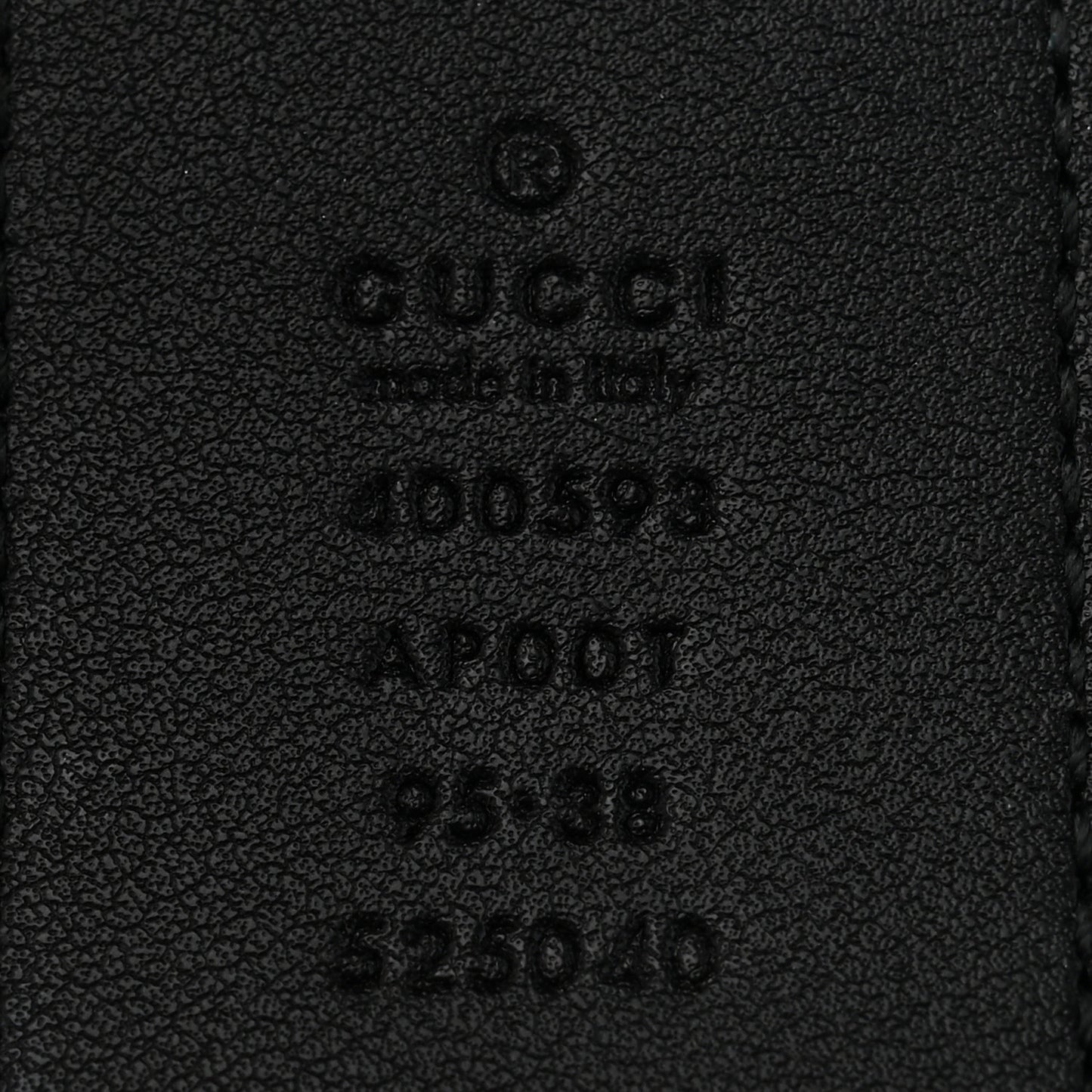 Calfskin Double G 40mm Belt 95 38 Black