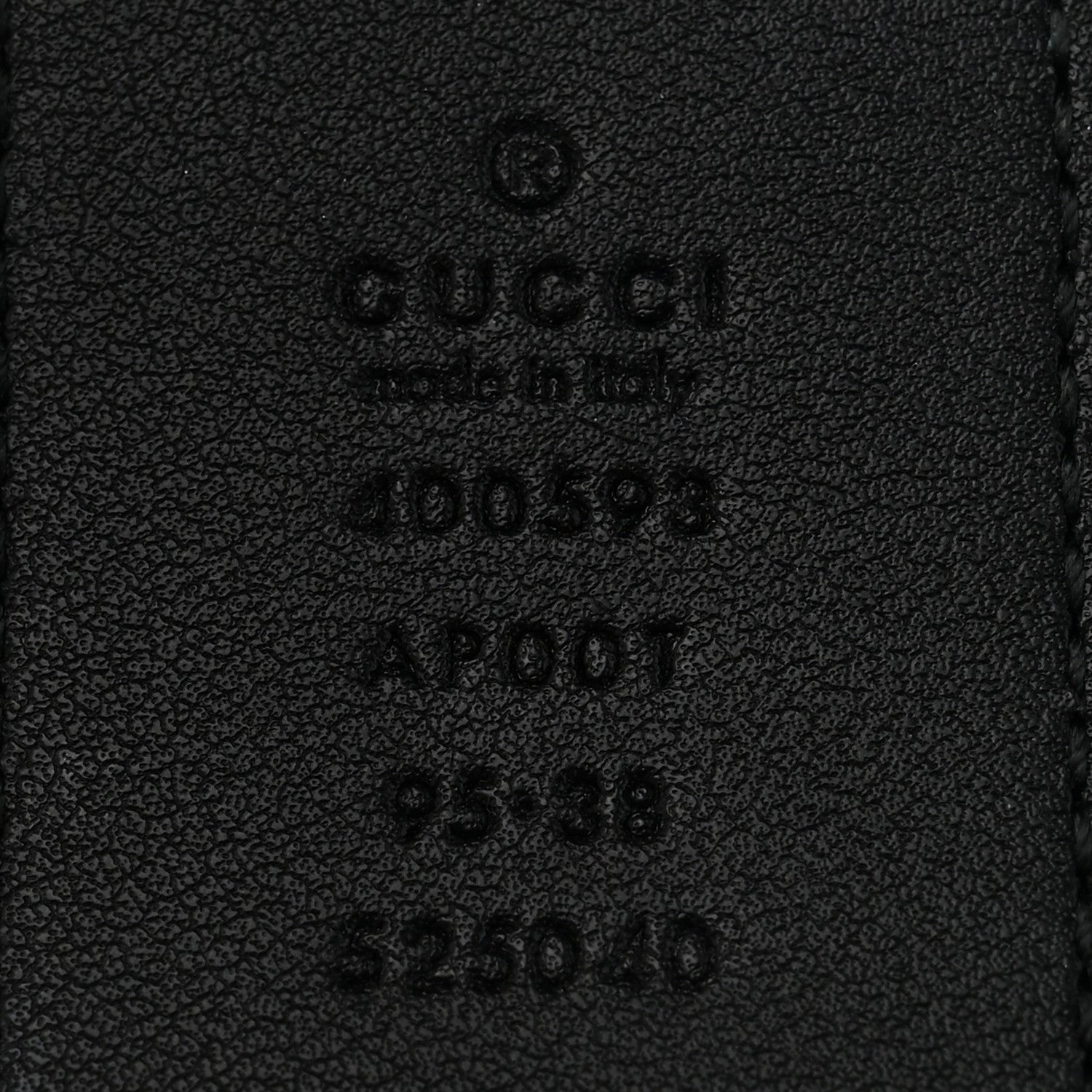 Gucci Calfskin Double G 40mm Belt 95 38 Black 5 of 8