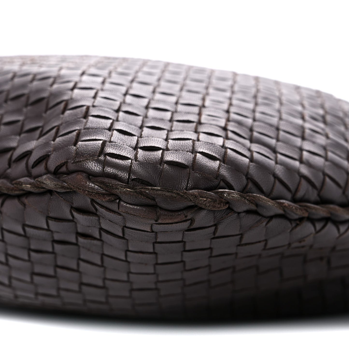 Nappa Intrecciato Large Veneta Hobo Ebano