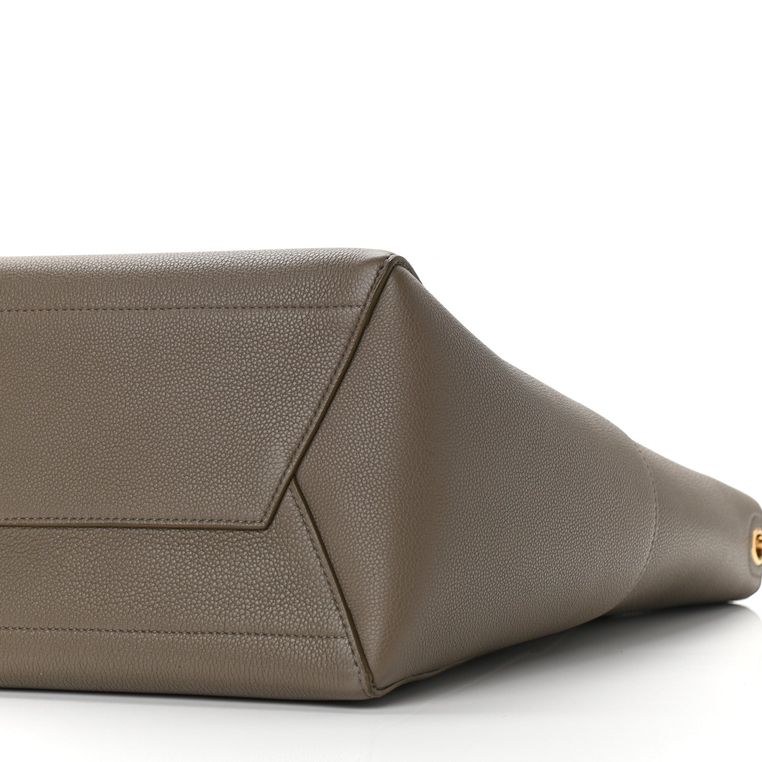 Celine Soft Grained Calfskin Sangle Bucket Bag Taupe 9 of 9