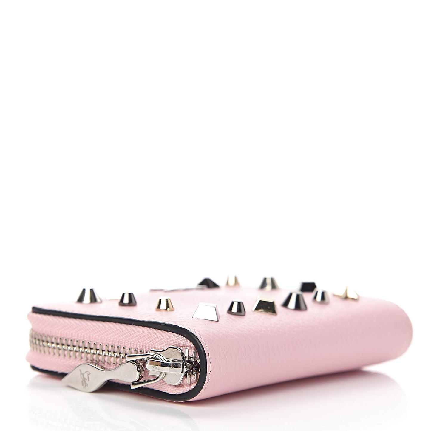 Calfskin Studded Panettone Coin Purse Pompadour