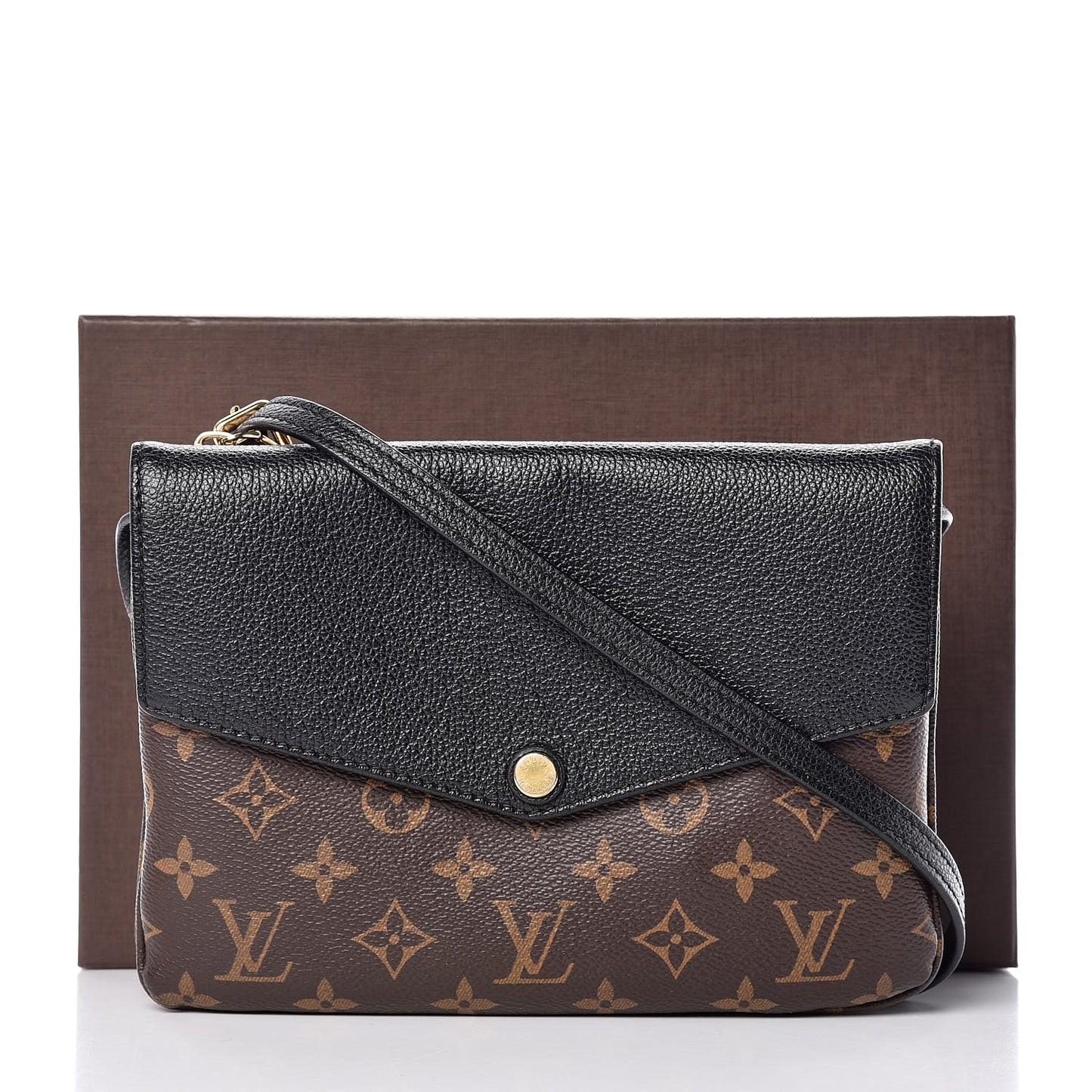 Monogram Twice Pochette Black