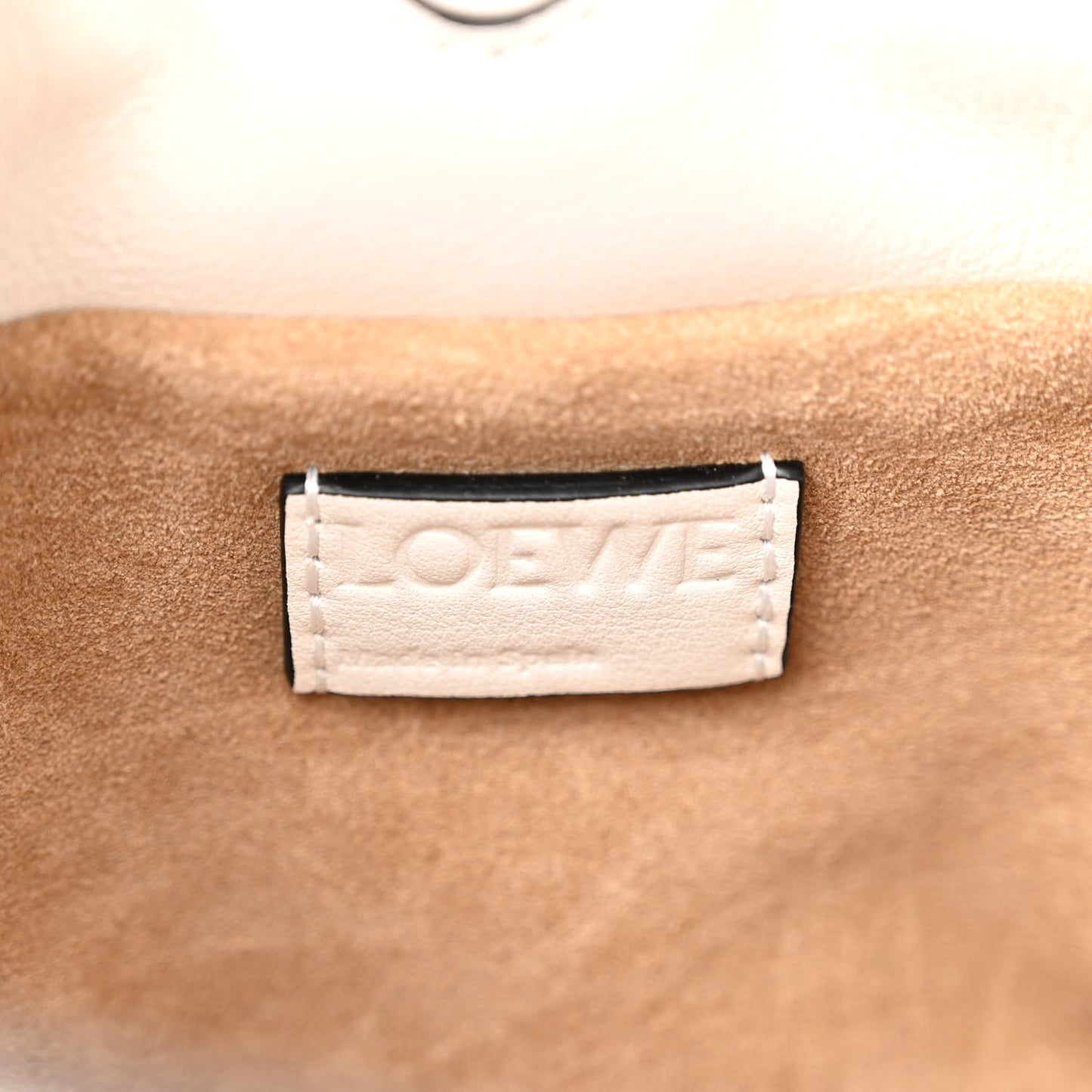 Calfskin Mini Flamenco Knot Clutch Angora