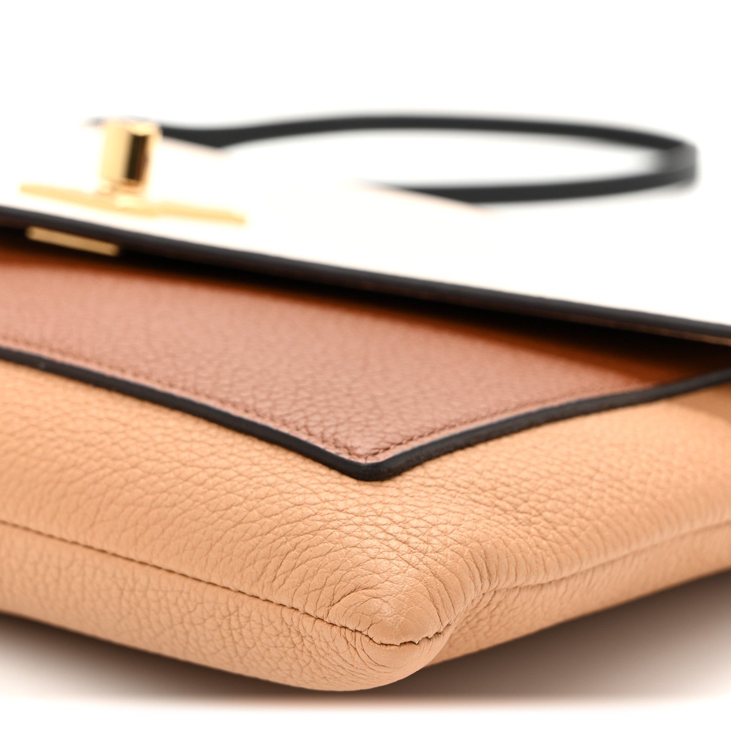Louis Vuitton Soft Calfskin My Lockme Pochette Arizona Quartz Caramel 9 of 9