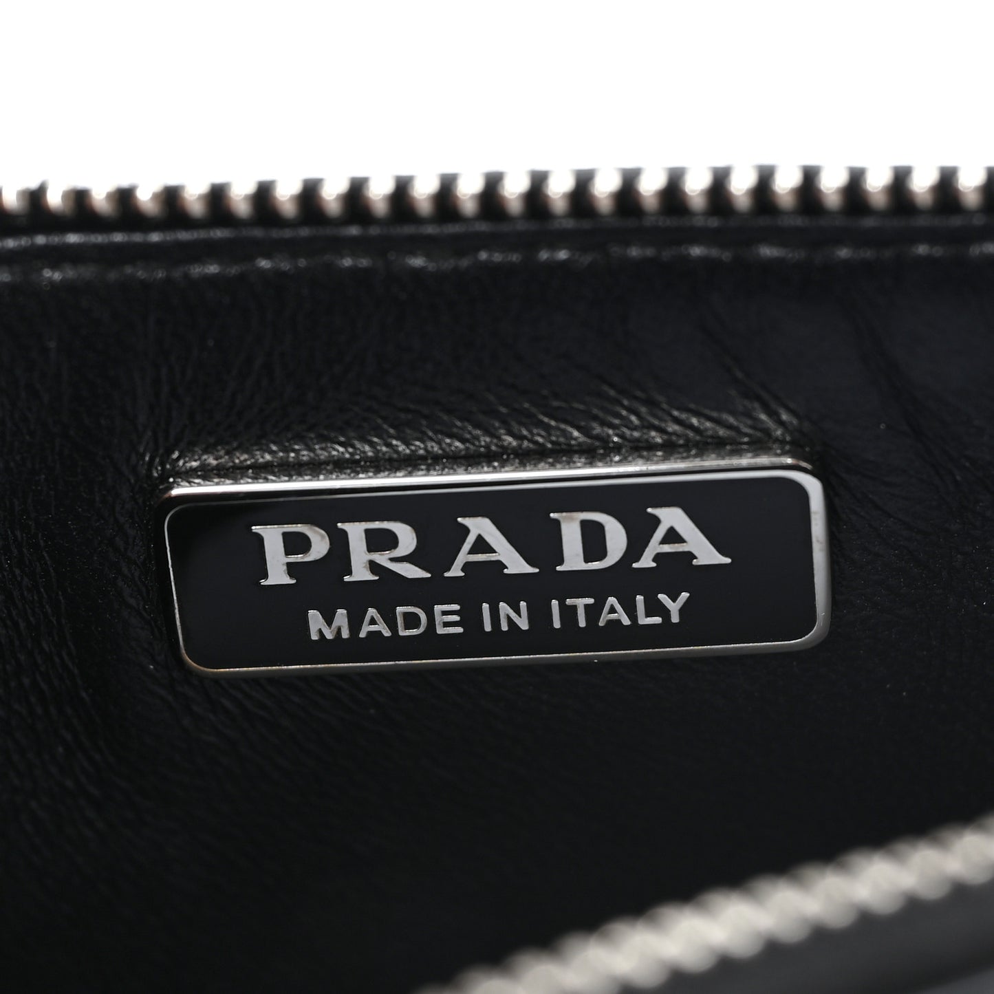 Saffiano Lux Mini Shoulder Bag Black