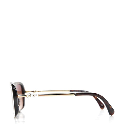 Chanel Pearl Square Sunglasses 5427-H-A Tortoise 3 of 7