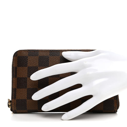 Louis Vuitton Damier Ebene Zippy Compact Wallet 2 of 8
