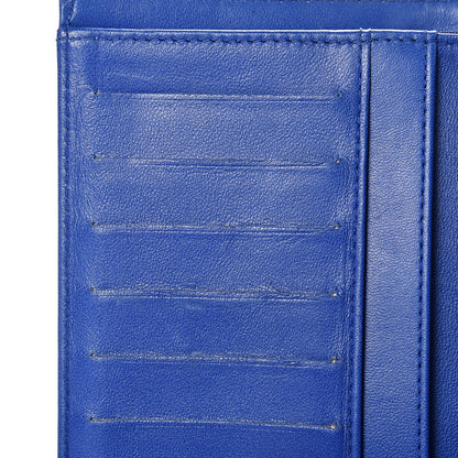 Chanel Lambskin Quilted Large Flap Wallet Blue 11 of 13
