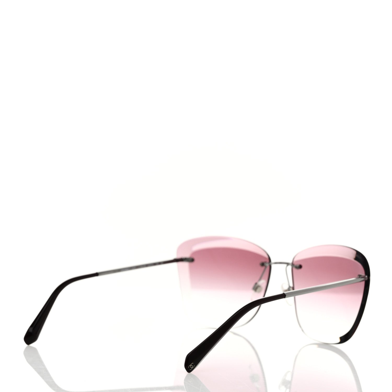 Chanel Butterfly Spring Sunglasses 4221 Dark Silver Purple 5 of 8