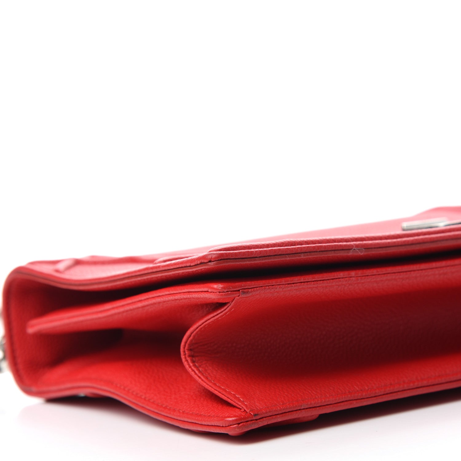 Christian Dior Grained Calfskin Medium Diorama Flap Bag Red 6 of 11