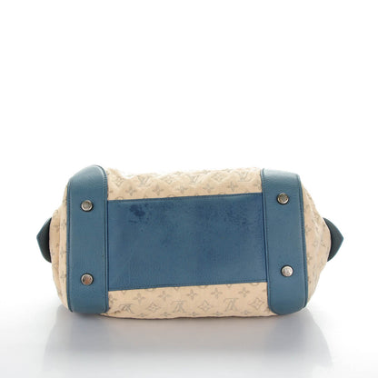 Louis Vuitton Denim Speedy Round Blue 5 of 8