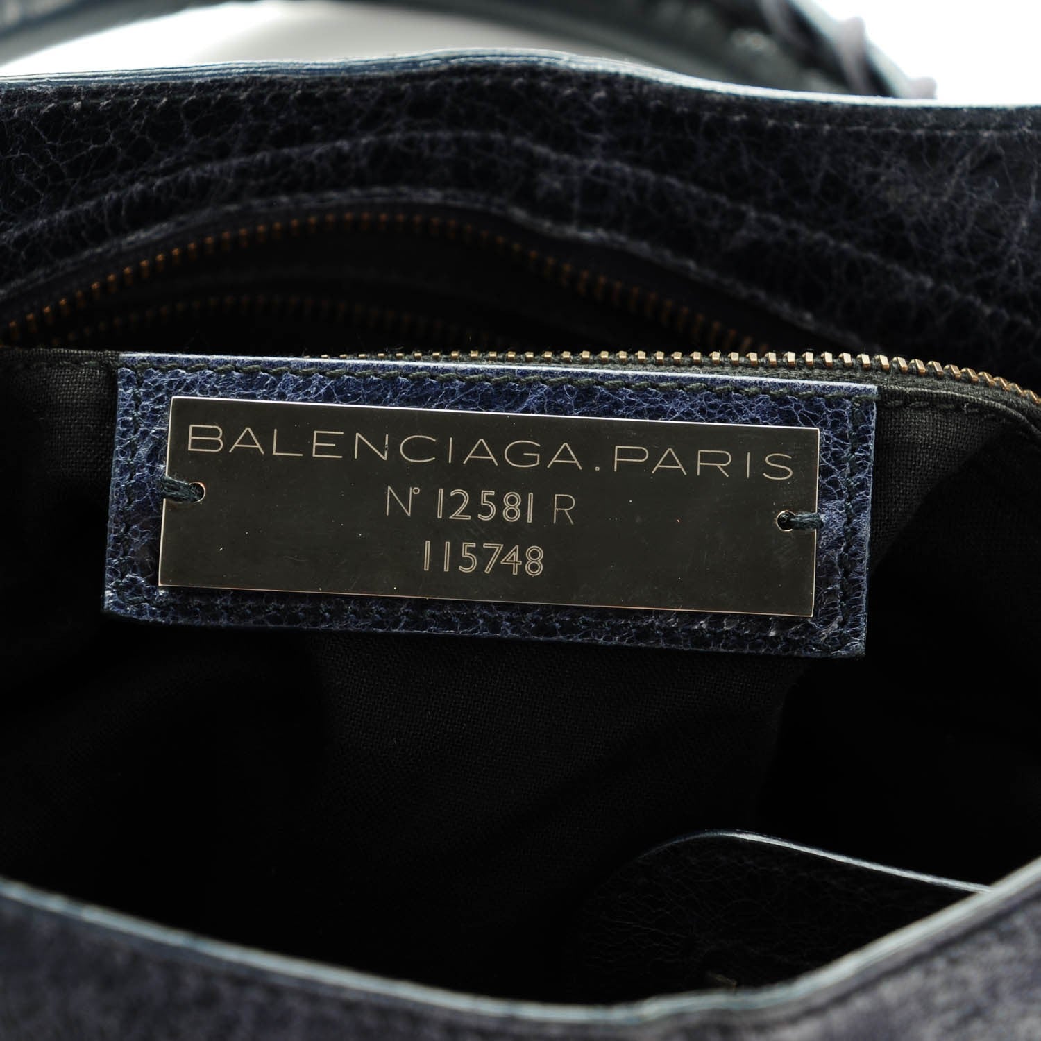 Balenciaga Agneau Classic Hardware City Encre 7 of 8
