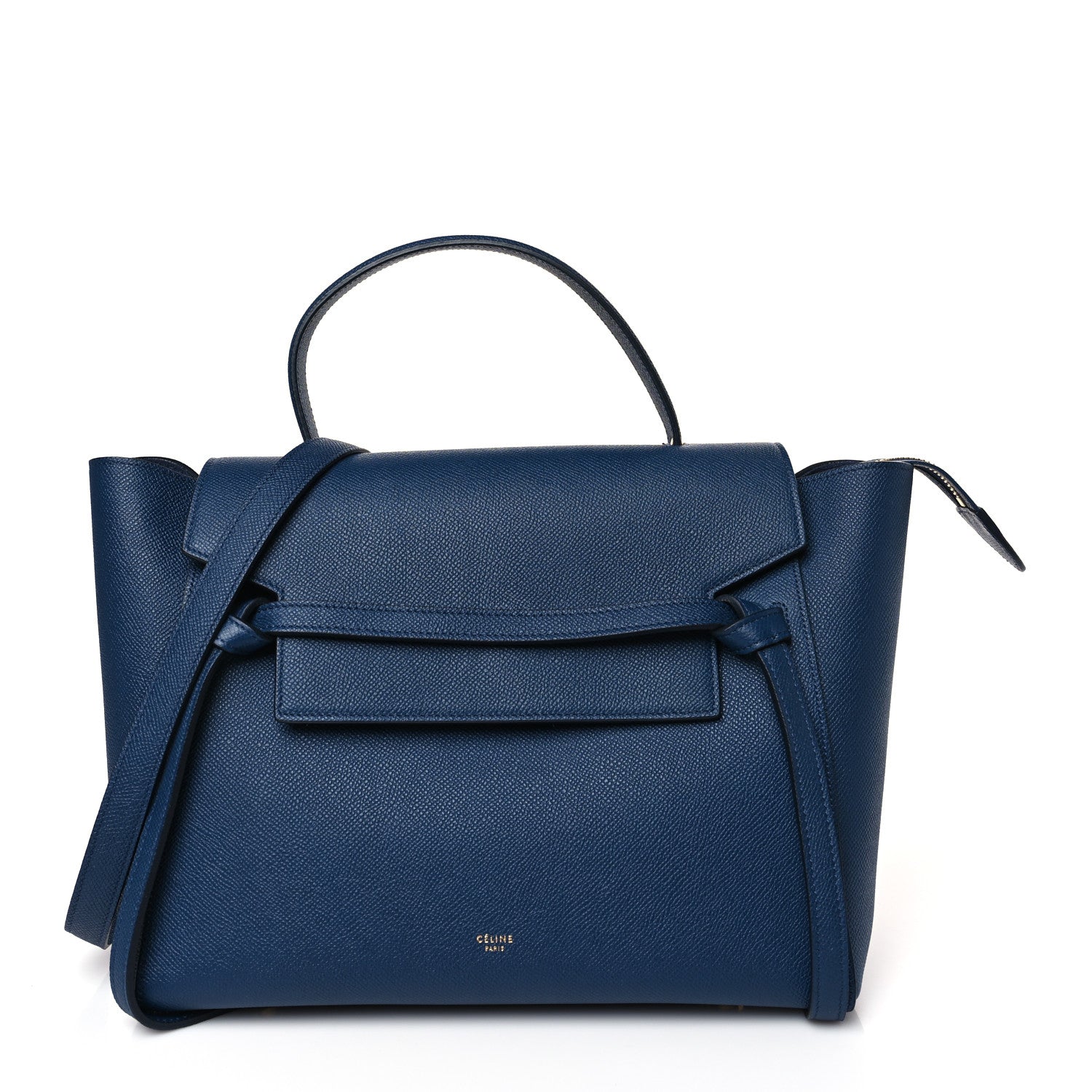 Celine Grained Calfskin Mini Belt Bag Lazuli 1 of 9