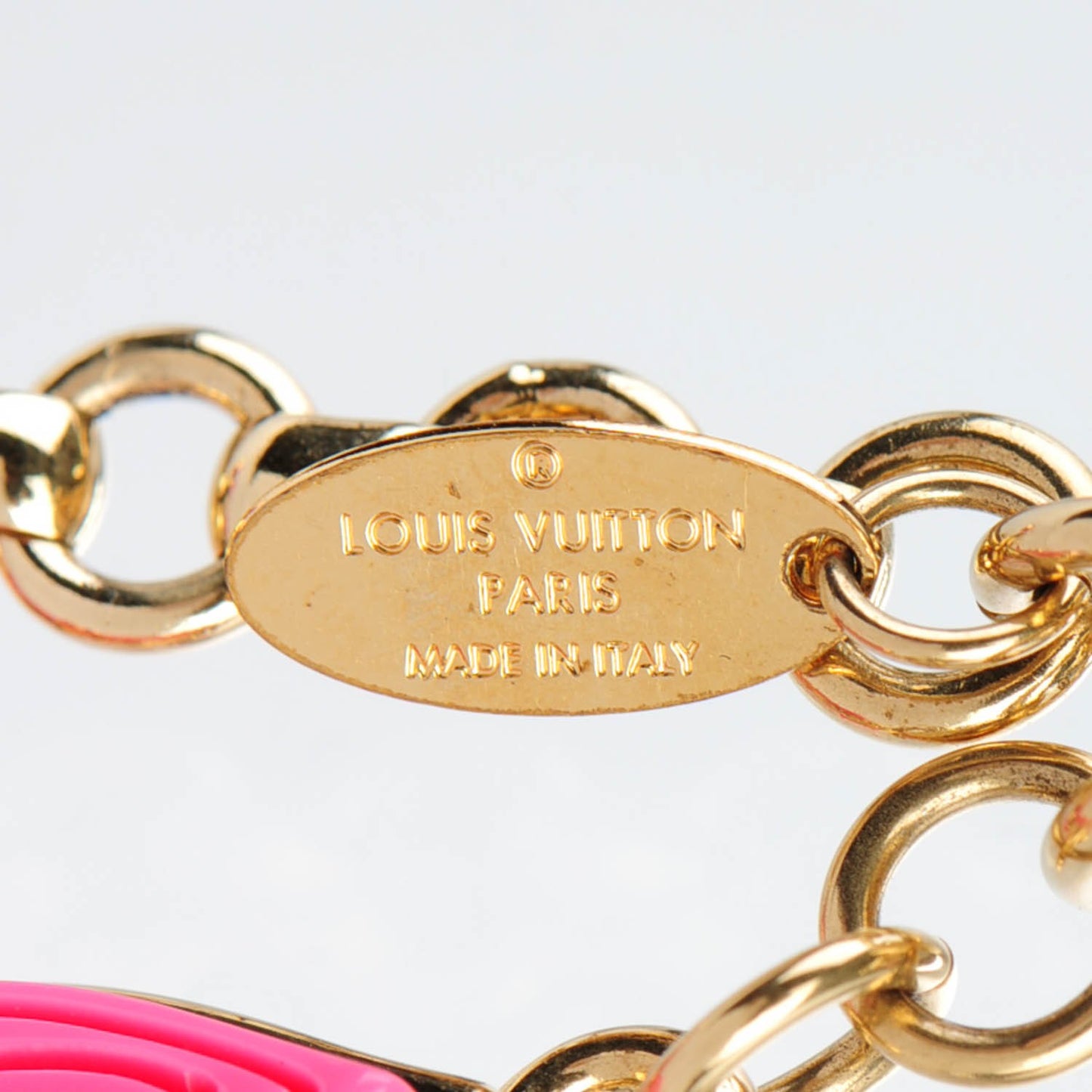 Resin Naif Bag Charm Pink