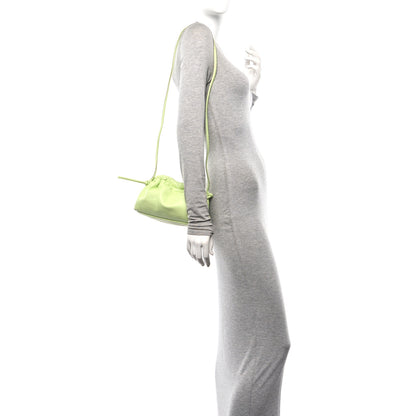 Mansur Gavriel Lambskin Mini Cloud Clutch Mint 3 of 9