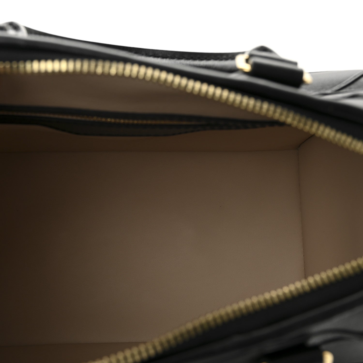 Louis Vuitton Lambskin Malletage Speedy Bandouliere 25 Black 5 of 9