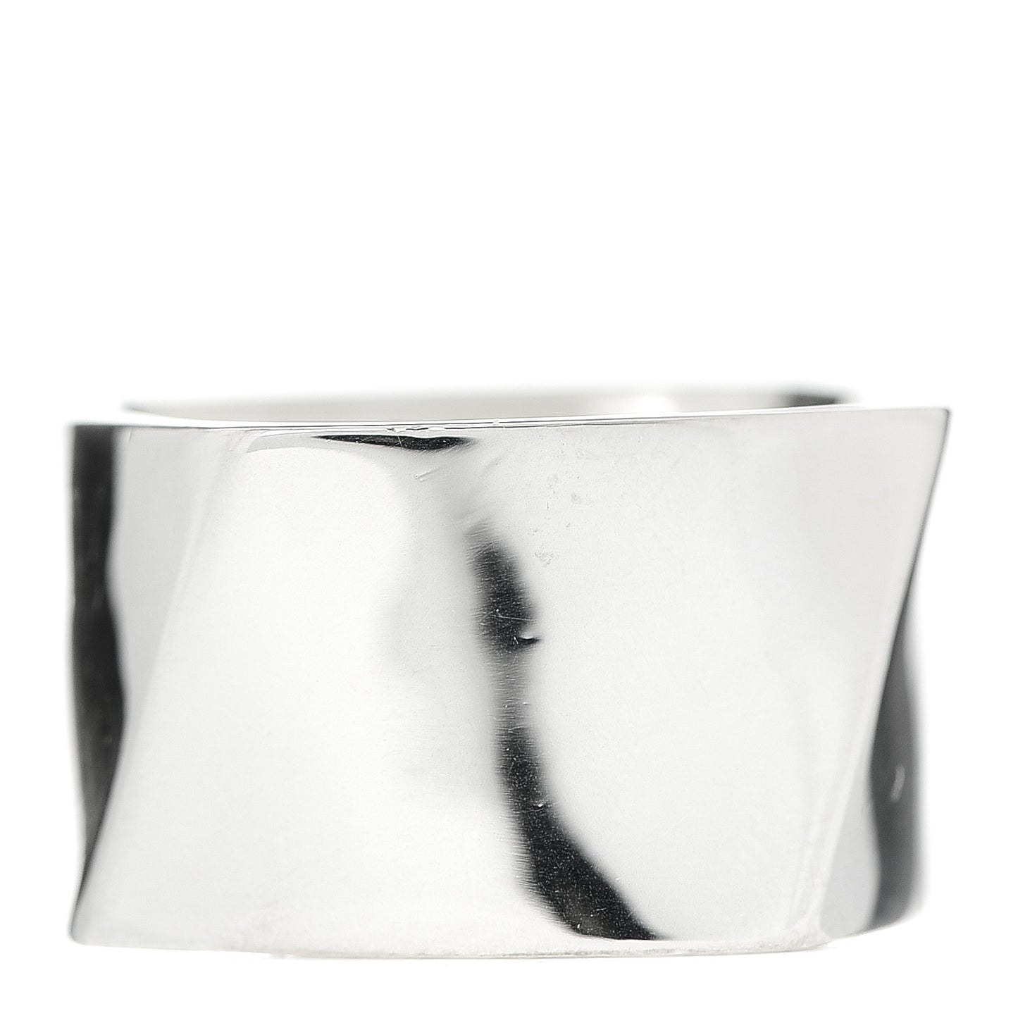 Sterling Silver Frank Gehry Torque Wide Band Ring 51 5.75
