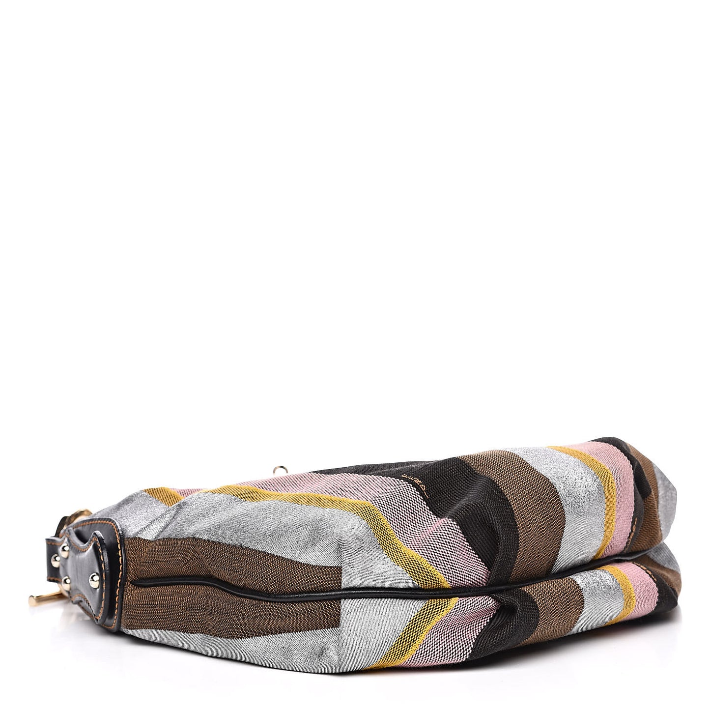 Pequin Small Chef Chain Hobo Multicolor Rosa Black