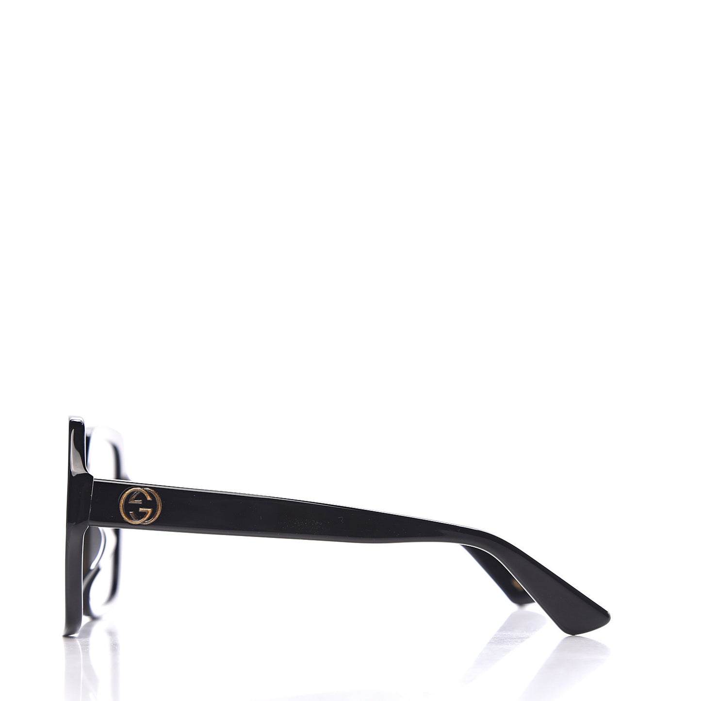 Acetate Square Frame GG0096S Sunglasses Black