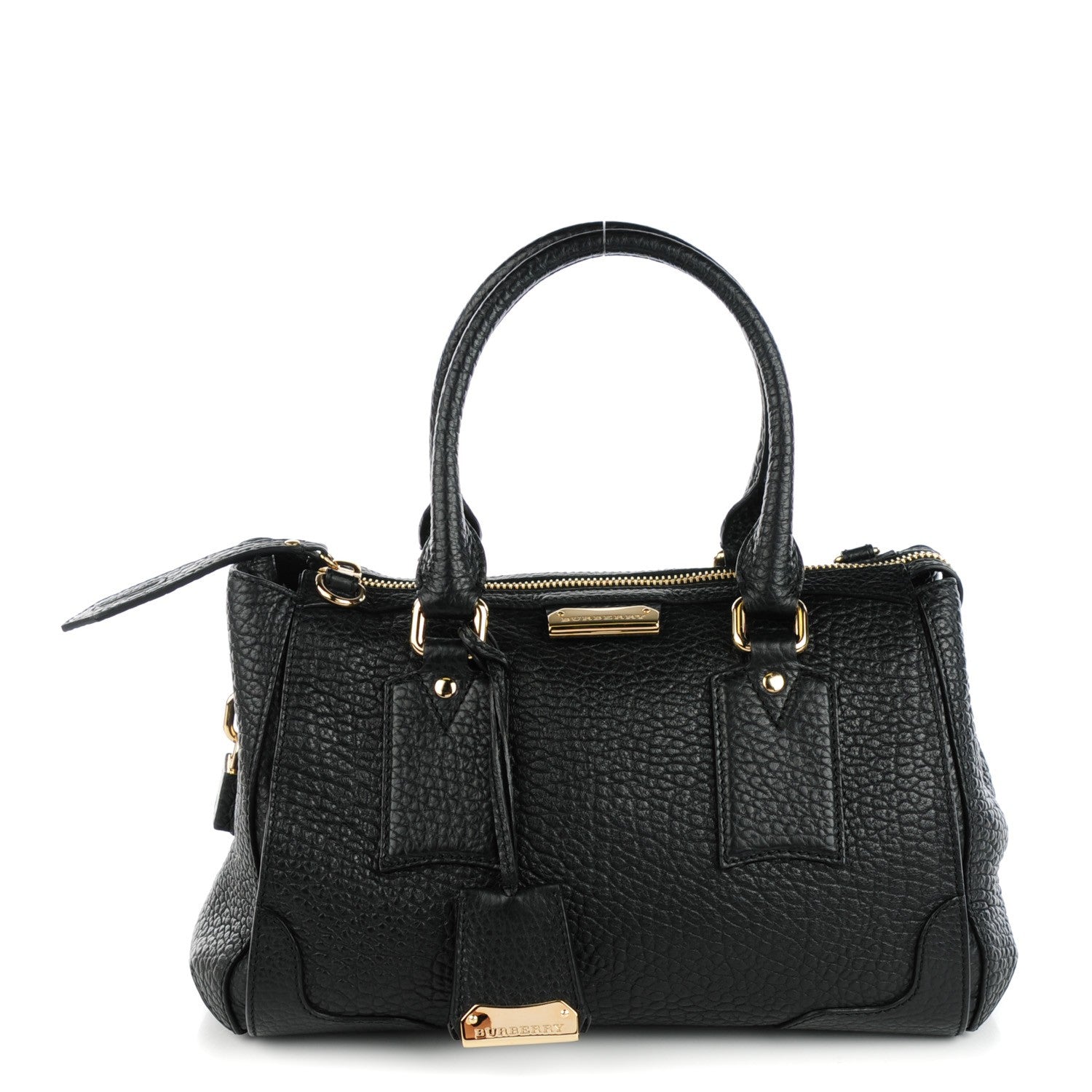 Burberry Heritage Grain Leather Small Gladstone Black 1 of 8