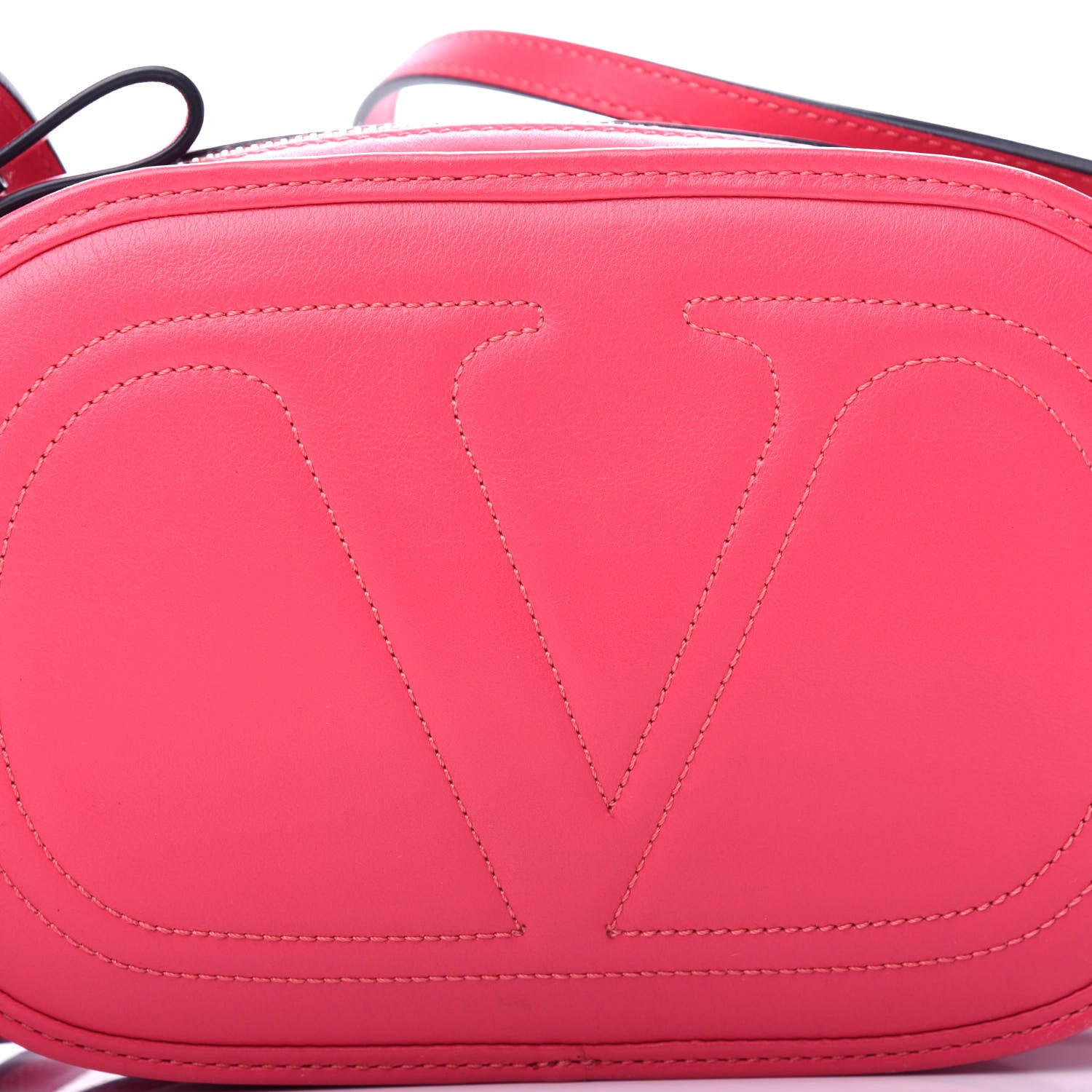 Valentino Garavani Calfskin Small Logo Go Crossbody Bag Pink 9 of 12