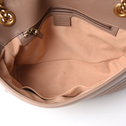 Gucci Calfskin Matelasse Medium GG Marmont Shoulder Bag Porcelain Rose 5 of 11