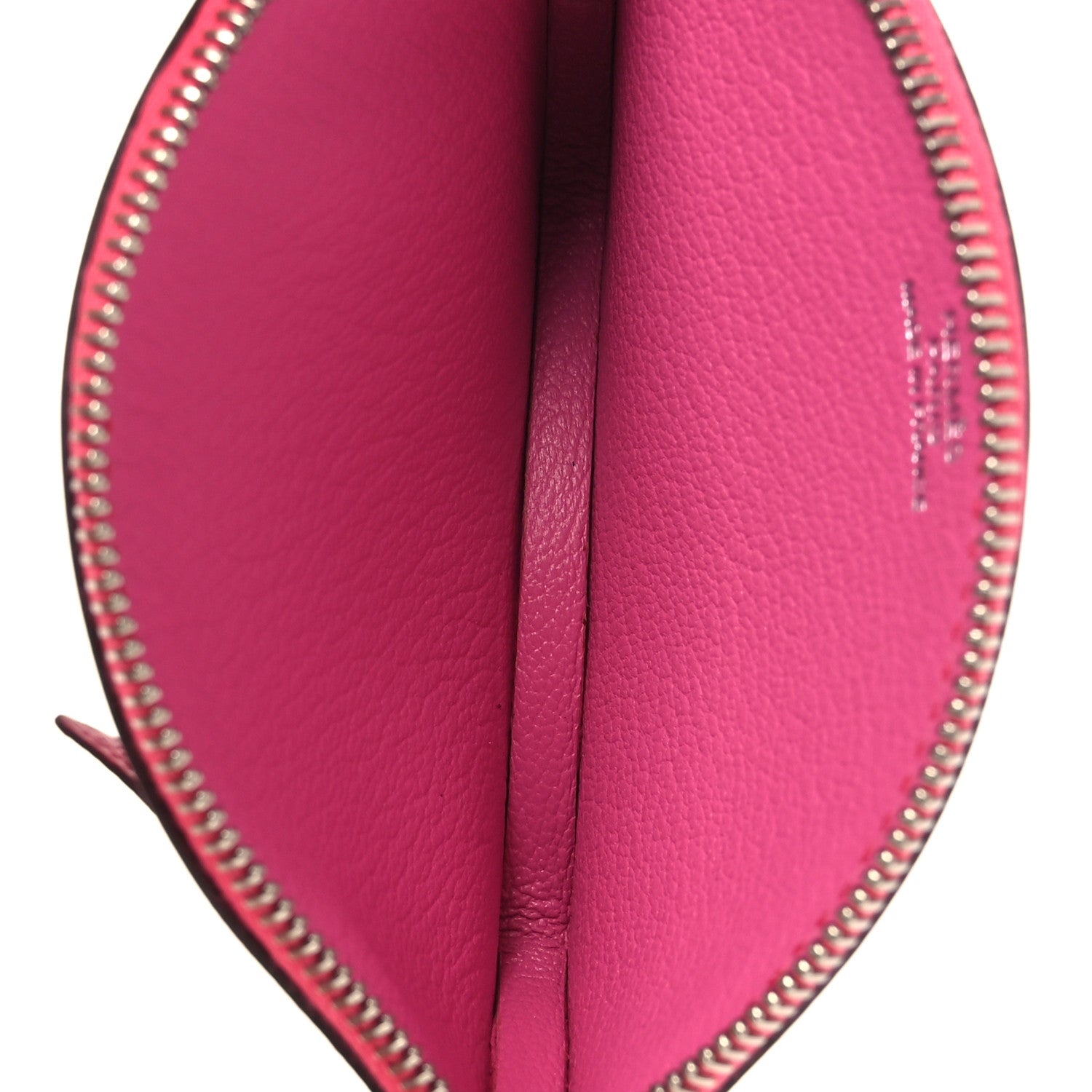 Hermes Togo Chevre Mysore Pig Coin Purse Fuchsia Tosca 5 of 8