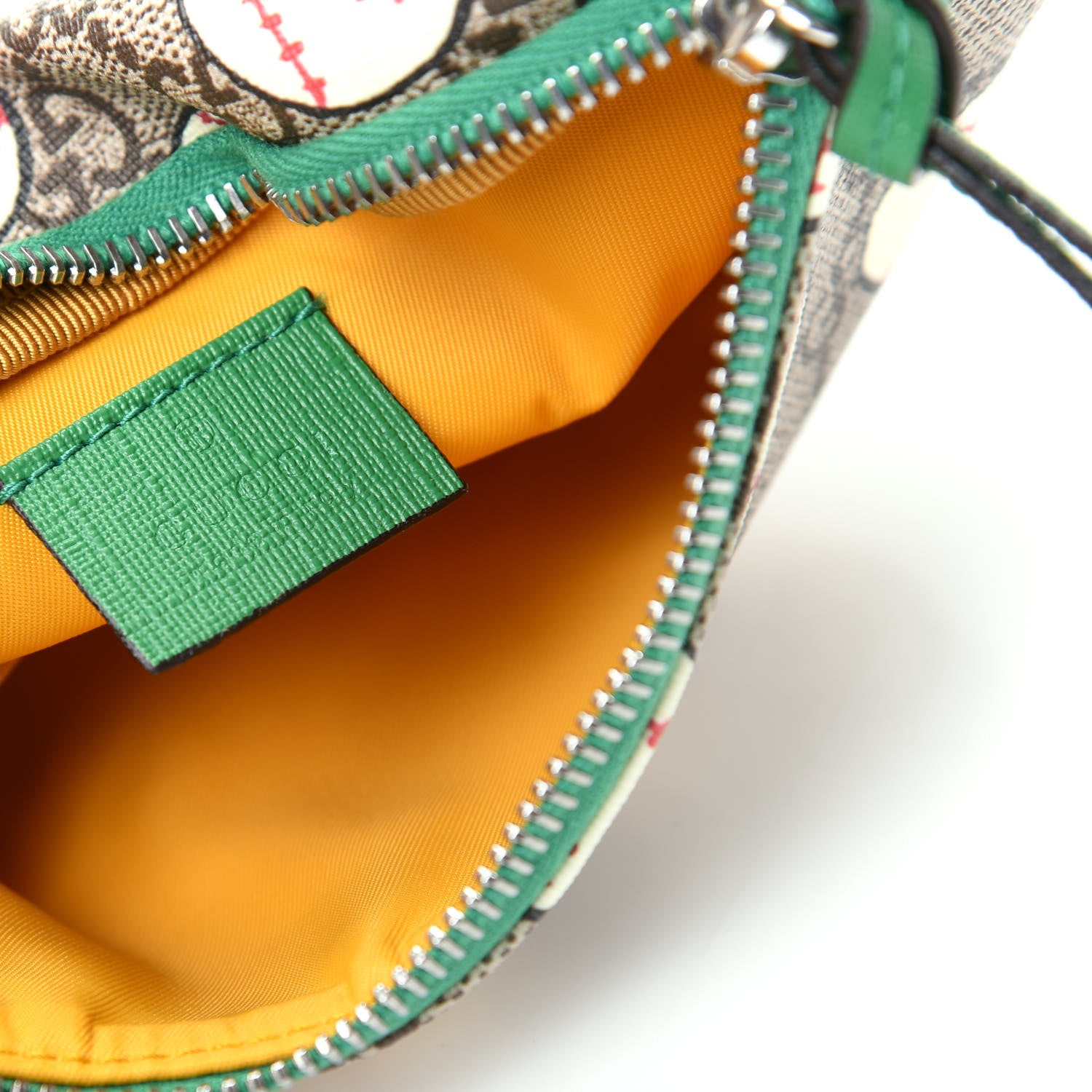 Gucci GG Supreme Monogram Baseballs Web Childrens Belt Bag 8 of 9