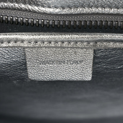 Celine Laminated Lambskin Nano Luggage Silver 7 of 11