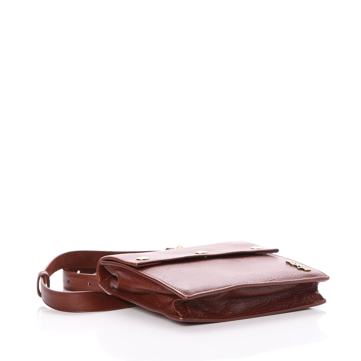 Saint Laurent Grained Calfskin Noe Belt Bag Cognac 4 of 8
