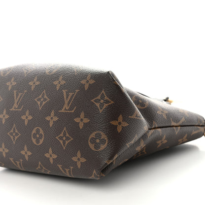 Louis Vuitton Monogram Flower Zipped Tote PM Black 10 of 10
