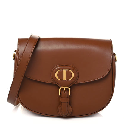 Christian Dior Box Calfskin Medium Bobby Flap Dark Tan 1 of 9