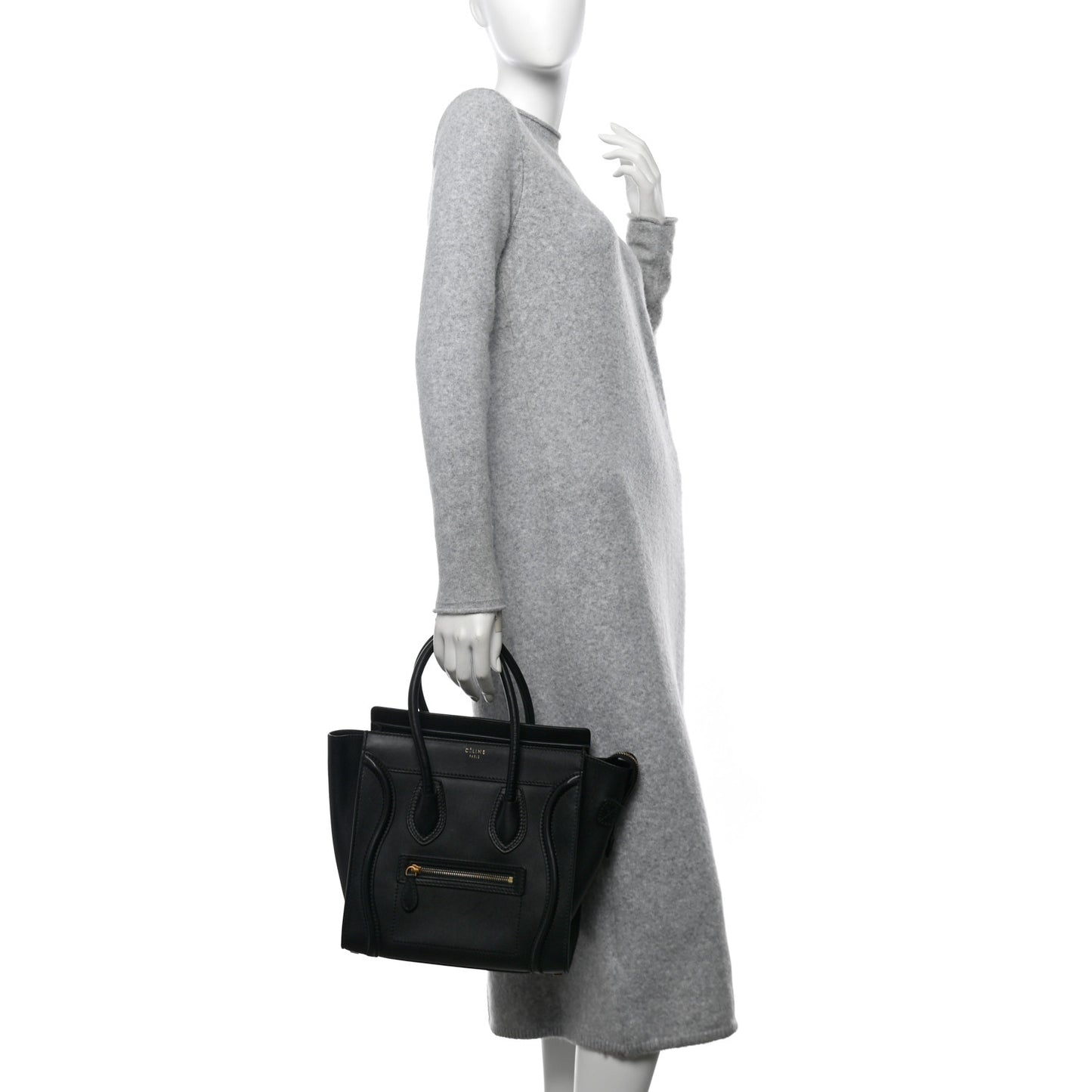 Smooth Calfskin Micro Luggage Black