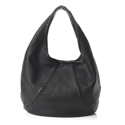Bottega Veneta Cervo Deerskin Large Hobo Black 1 of 9