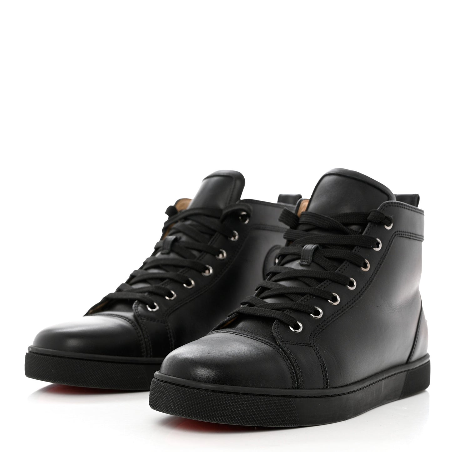 Calfskin Mens Louis Flat Sneakers 42.5 Black