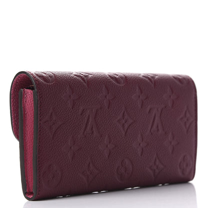 Louis Vuitton Empreinte Emilie Wallet Raisin 2 of 10