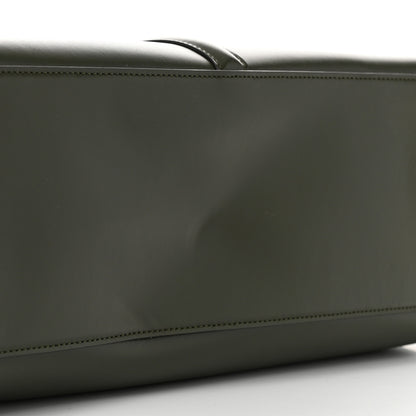 Celine Satinated Calfskin Medium 16 Top Handle Bag Khaki 10 of 12