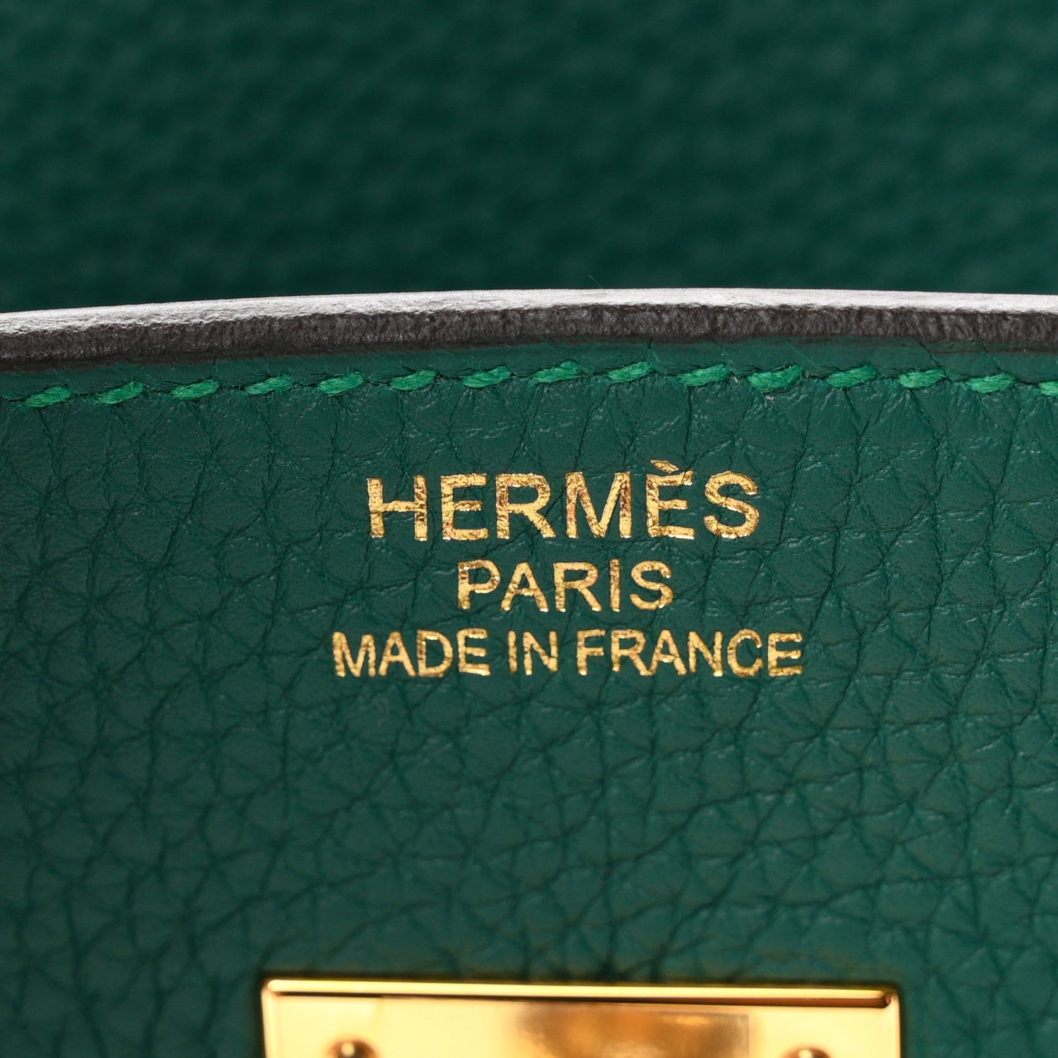 Hermes Togo Birkin 35 Malachite 6 of 11