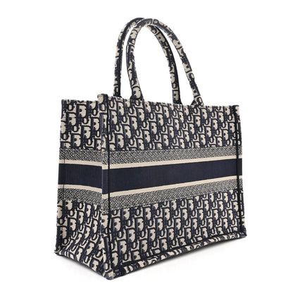 Christian Dior Oblique Medium Book Tote Blue Multicolor 3 of 14