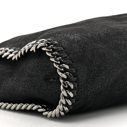 Stella McCartney Shaggy Deer Falabella Fold Over Tote Black 9 of 9